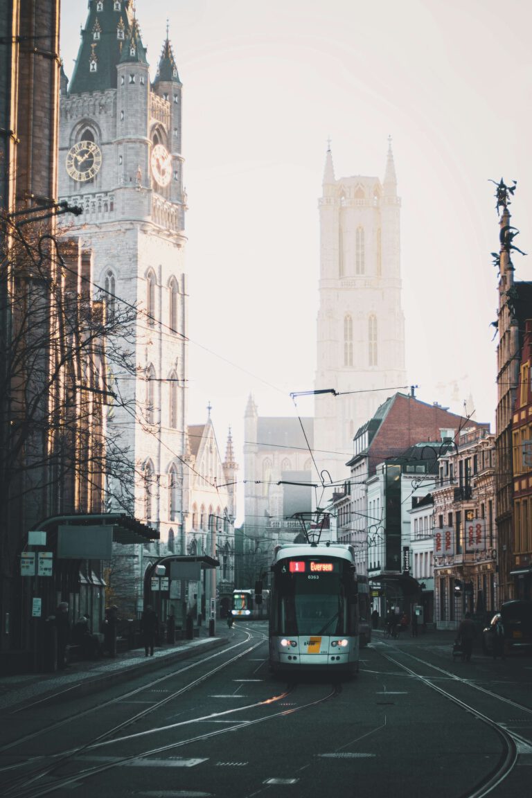 Tram in Gent Centrum