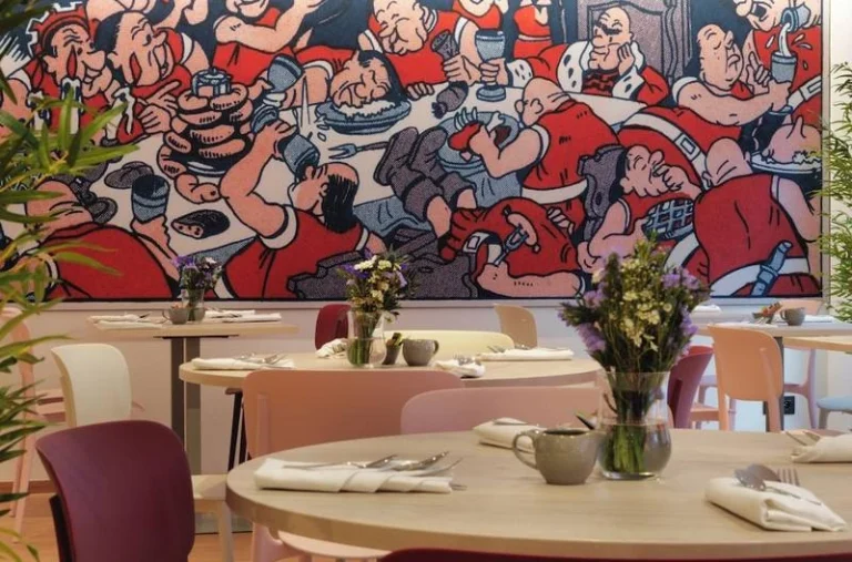 Comic Art Hotel tafel