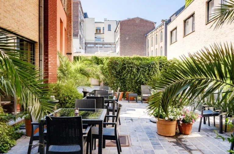 Ghent River Hotel Terras 2