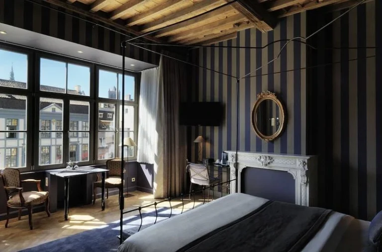 Uitzicht van een van de hotelkamers