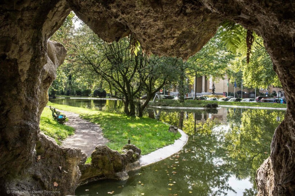 Het Citadelpark bied een natuur beleving in gent